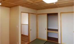 既存の寝室に合わせた施工ができる