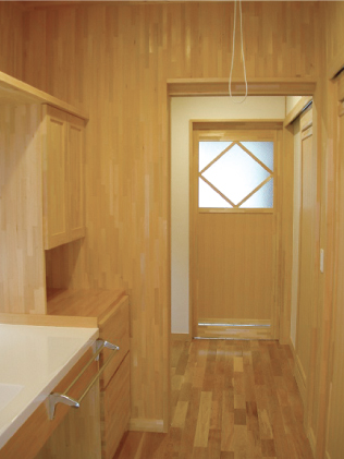 洗面脱衣室施工例3