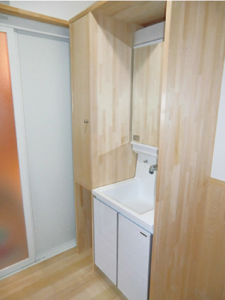 洗面脱衣室施工例5