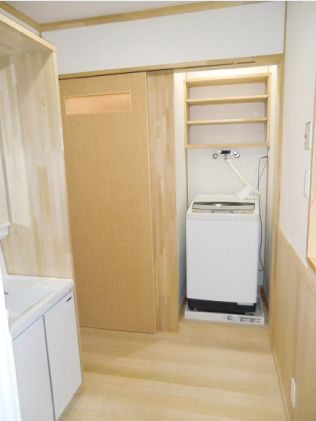 洗面脱衣室施工例6