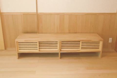 青森ひば製 テレビ台