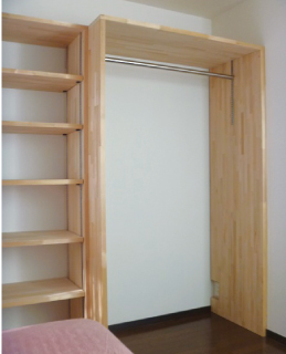 青森ひば製 本棚・クローゼット